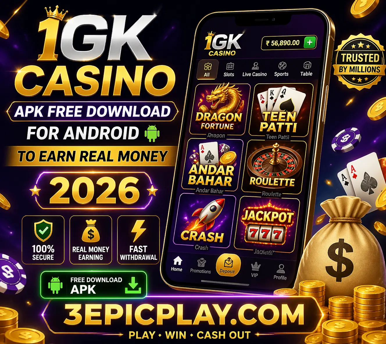 1GK Casino apk