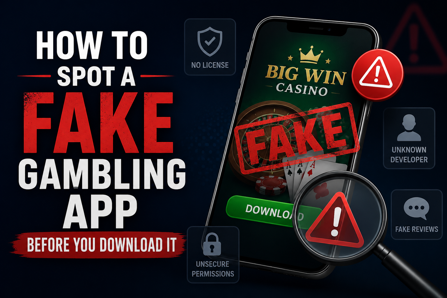 How to Spot a Fake Gambling App Before You Download It