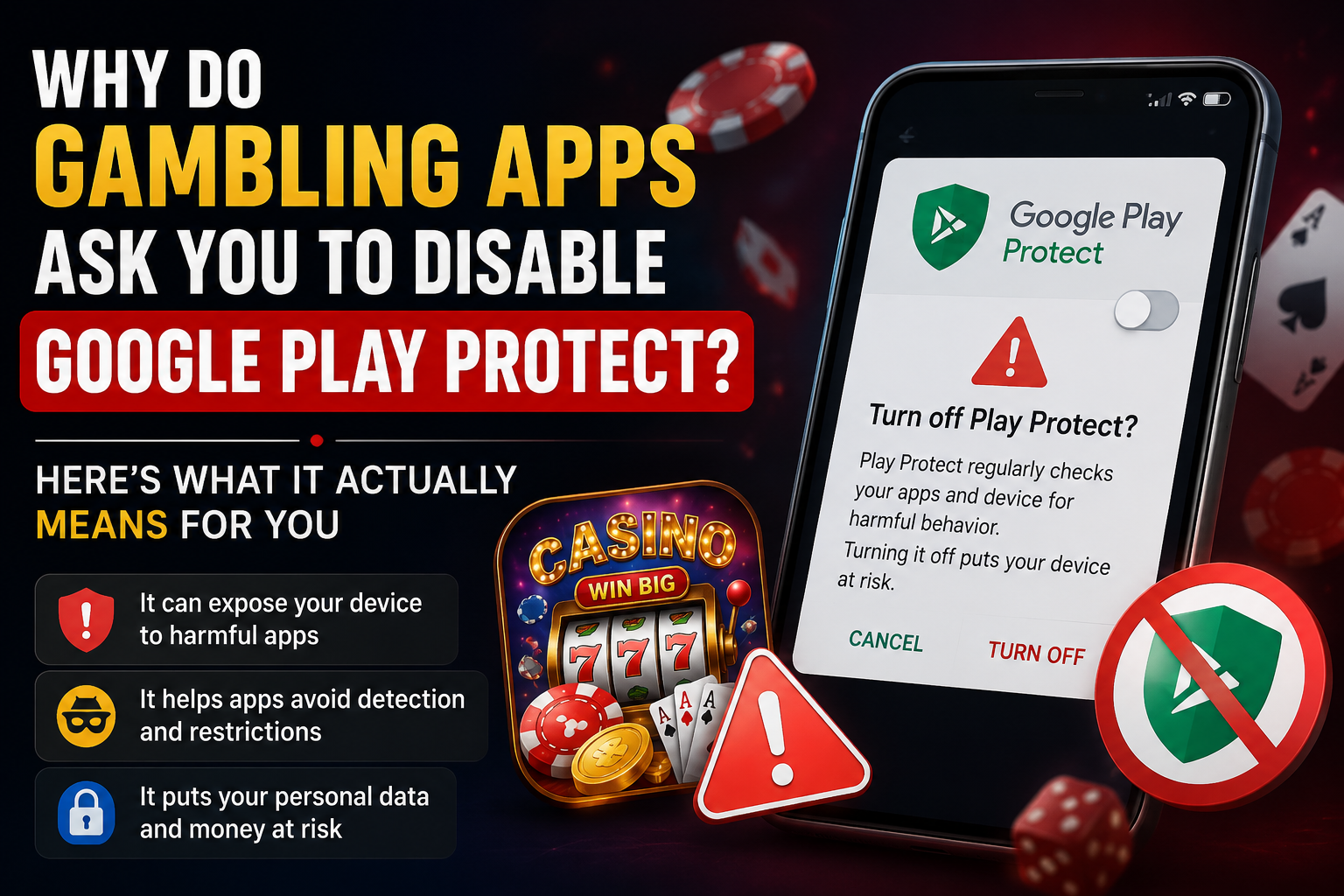 Why Do Gambling Apps Ask You to Disable Google Play Protect? Here’s What It Actually Means